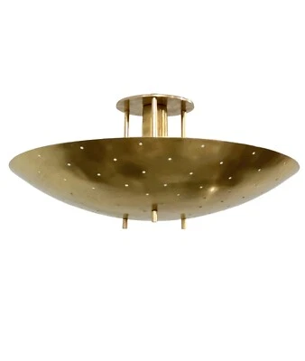 Flushmount light Pendant Mid Century Modern Raw Brass Sputnik chandelier light - Image 1 of 4