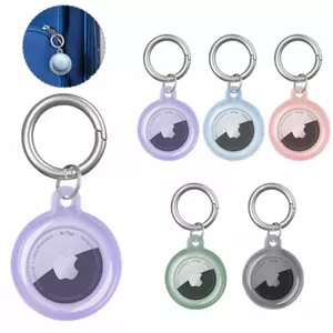 For Apple AirTag Silicone Case Protector Cover Shell Key Chain Tracker Air Tag ♢ - Picture 1 of 17