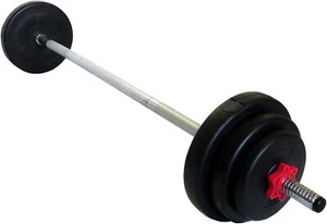 20kg Langhantel Hantelset Hantelstange Aerobic mit Hantelscheiben 20kg - Bild 1 von 5