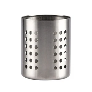Stainless Steel Countertop Utensil Organizer Thickened Spoon Tableware Organizer - Picture 1 of 8