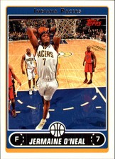 2006-07 Topps Indiana Pacers Basketball Card #42 Jermaine O'Neal