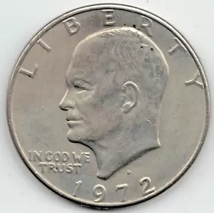 Dólar Eisenhower 1972 vestido en buen estado stk I 1007 - Imagen 1 de 4