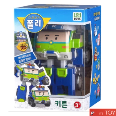 Robocar Poli KEATON Green  Truck Car Rescue Transforming Robot Figure Toy 2023 - Image 1 of 4