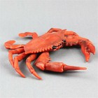 Large Red Crab Realistic Sea Animal Model PVC Plastic Solid Figure Toy Kids Gift