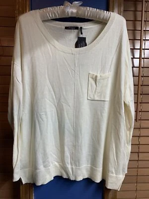 Suéter Daisy Fuentes Mujer L Grande Marfil Tacto Suave Moda Nuevo con Etiquetas $54.00 Foto 1 de 4