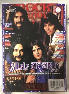 ROCK CANDY Magazine BILL WARD BLACK SABBATH Styx MOTLEY CRUE Queen IRON MAIDEN - Picture 1 of 1