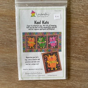 Vintage Kool Kats Wall Hanging Pattern by Linda Sullivan - Picture 1 of 2