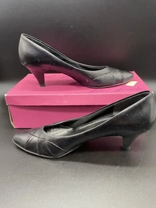 LIFE STRIDE Women’s Black High Heels Leather Size 9.5 AAA - Picture 1 of 10