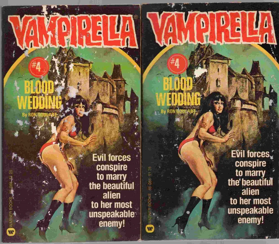 Blood Wedding Vampirella #4  Ron Goulart Vintage Paperback 197 1st - Image 1 of 1