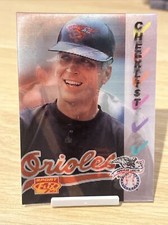 CAL RIPKEN JR / BARRY BONDS 1995 SPORTFLIX CHECKLIST #170 ORIOLES / GIANTS (B3)