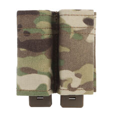 IDOGEAR Tactical FAST 9mm Double Mag Pouch Mag Carrier Holder MOLLE Airsoft Army