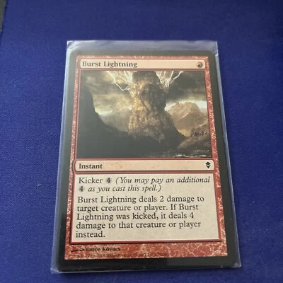 MTG Burst Lightning Zendikar 119/249 Regular Common - Image 1 of 2
