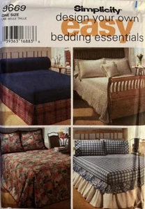 Simplicity Pattern 9669 Design Your Own Easy Bedding Essentials ungeschnitten - Bild 1 von 1