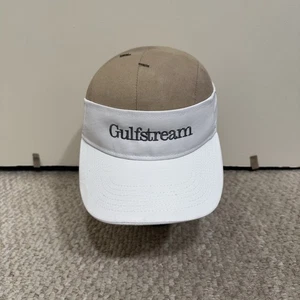 Gulfstream sun visor Private Jet Airplane Aviation Pilot Golf Beach Hat white - Picture 1 of 8