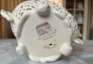 Deko Villa Collection Denmark creme Keramik Schale/Korb mit Griffen - Bild 1 von 9