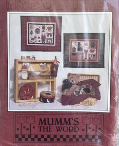 Mumm's the Word Countryside Samplers Quilt Ornament Box Pattern Wall Hanging  - Picture 1 of 6
