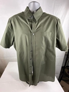 Camisa informal con botones Croft & Barrow XL verde oliva para hombre - Imagen 1 de 4