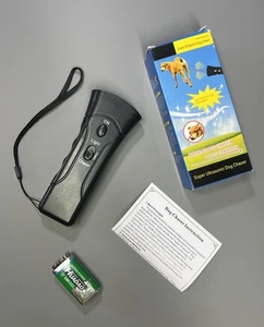 Repelente de perros de mano entrenador dispositivo antiladridos herramienta de control de frecuencia segura - Imagen 1 de 23