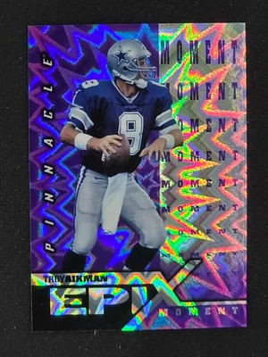 1997 Pinnacle сертифицированный Epix Moment фиолетовый Troy Aikman #E2 HOF - Изображение 1 из 2