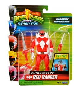 Power Rangers Actionfigur Auto-Morphin Red Ranger 12 cm Flip Head NEU OVP - Bild 1 von 7