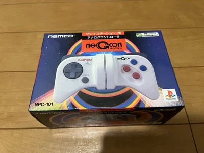 PS1 NEGCON WHITE Controller & BOX & Manual NAMCO PlayStation - Image 1 of 4