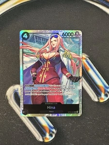 Hina ST19-004 SR ONE PIECE Tcg Card Game NM Black - Picture 1 of 1