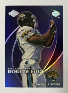 Fred Taylor / Barry Sanders 1998 Collector's Edge Odyssey Double Edge #6B - - Bild 1 von 2