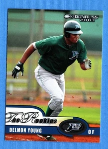 2003 Donruss Rookies #55 Delmon Young Tampa Bay Devil Rays - Picture 1 of 1