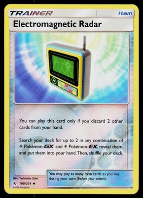 Electromagnetic Radar 169/214 SM - Unbroken Bonds Uncommon Reverse Holo - Image 1 of 2