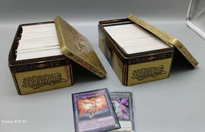 Yu-Gi-Oh! Shonen Jump Trading Cards Two Tins Full LOT.  NOT GONE THRU.  - Picture 1 of 7