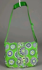Vera Bradley messenger laptop bag in Cupcake Green - Picture 1 of 20
