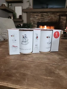 New-SET 4 Tazze Capolavori Natale Buon 1° Edizione Collezione Americana 1999 - Foto 1 di 10