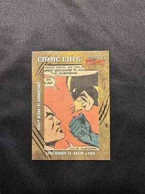 2023 Marvel Ultra Wolverine Comic Cuts #CC-XM100  35/50 DR XAVIER/WOLVERINE - Image 1 of 2