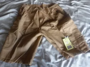 Mens Cargo Shorts Brown Mens Size 2XL Hong Xingyuan Shorts New Waist is 36 - Picture 1 of 3