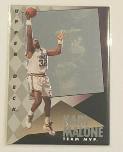 1992-93 Upper Deck Team MVP Karl Malone tarjeta holo - Utah Jazz - Imagen 1 de 1
