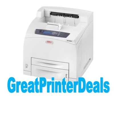 OKI B720n Monochrome LED Printer | Only 782 Pages | Partial Toner | Off Lease - Image 1 of 4