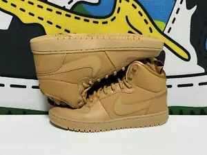Nike Court Borough Mid Winterized Wheat Sneakers, Size 7 BNIB AA0547-700 - Picture 1 of 6