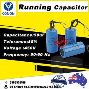running capacitor 450V 50uF Motor Capacitor CBB60 50/60Hz - Bild 1 von 4