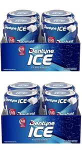 Dentyne Ice Peppermint Sugar Free Gum 4 Bottles of 60 Pieces Each - Picture 1 of 3