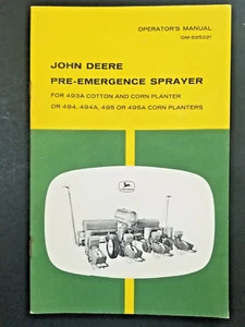 John Deere - Pre-Emergence Sprayer For Cotton/Corn Planter Operators Manual - Bild 1 von 6
