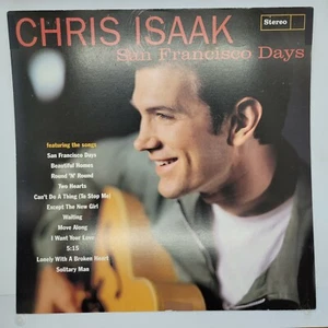 1993 Chris Isaak San Francisco Days 12" Double Sided Promo Cardboard POSTER Flat - Picture 1 of 4