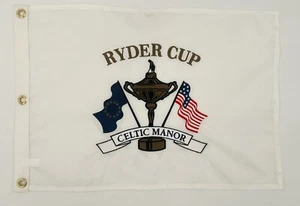 2010 38th RYDER CUP CELTIC MANOR Golf Pin Flag PGA Tiger Woods USA vs Europe - Picture 1 of 6