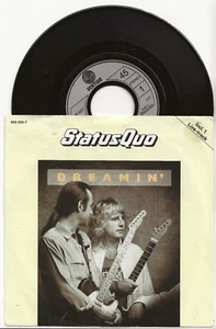 STATUS QUO DREAMIN' ORIGINAL SINGLE FROM GERMANY, TOUR DATES ON BACK COVER - Picture 1 of 2