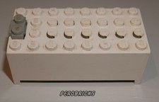 LEGO Batteriekasten Box 9V 8x4x2 1/3 weiß #4760c01 #73955 (1)