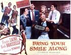 Bring Your Smile Along Lobby Card Keefe Brasselle Frankie Laine  OLD MOVIE PHOTO