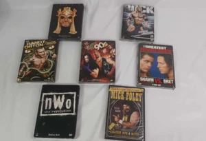 Lot of 7 WWE DVD Triple H The Rock Randy Orton Mick Foley Rivalries & more - Picture 1 of 24