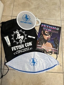 LOT Fetish Con FetCon Tradeshow Souvenir Beach Bag Sunscreen Inflatable  Ball - Picture 1 of 18