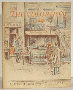 Paul Landacre woodcut Campers Colophon quarterly 1940 - Imagen 1 de 2