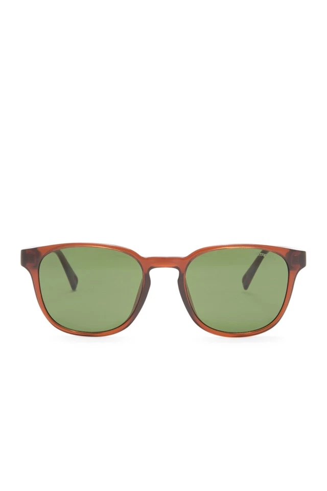 Óculos de sol novo com etiquetas G-Star GS637S 611 Marek 53mm armação de tijolo lente verde com estojo - Imagem 1 de 4