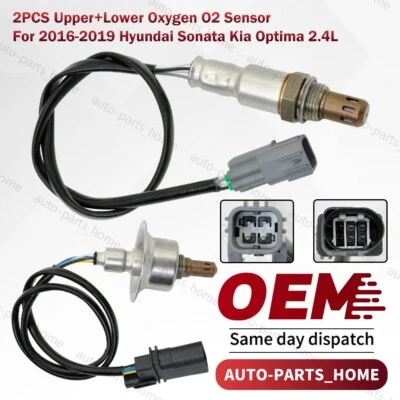 2PCS Oxygen O2 Sensor Up+Downstream For Kia Optima Sorento 2.4L L4 2016-2019 - Image 1 of 4